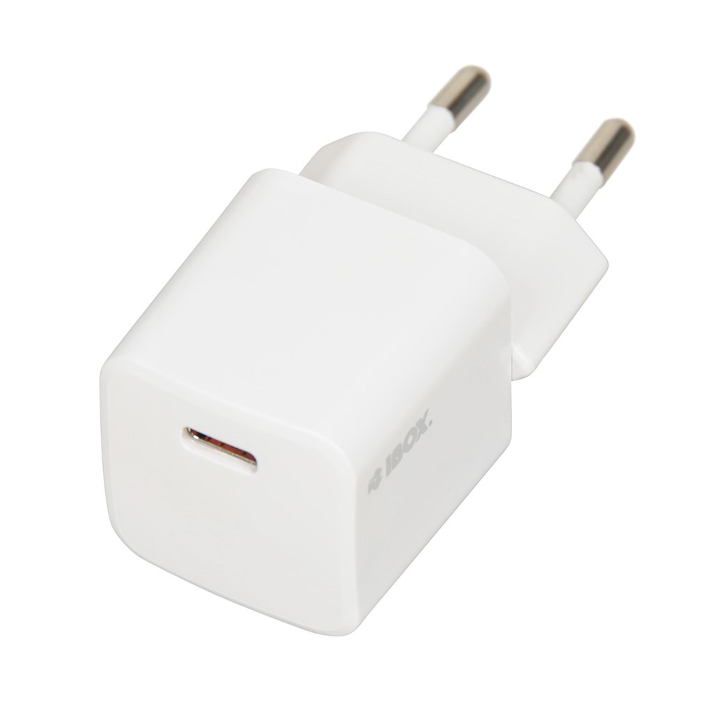Wall charger I-BOX C-38 PD30W, white ILUC38W