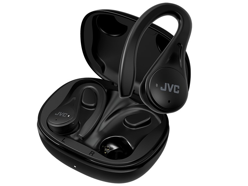 JVC HA-EC25TBU - in-ear headphones, black True wireless stereo In-ear with ear hook