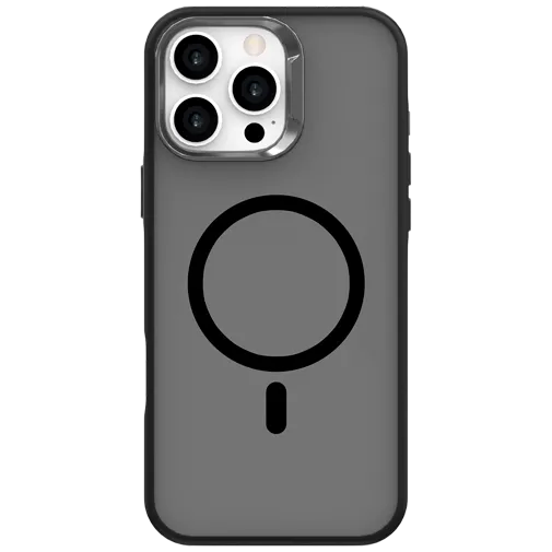 Just in Case Military Grade Plastic Back Cover Black Magnetic Apple iPhone 16 Pro