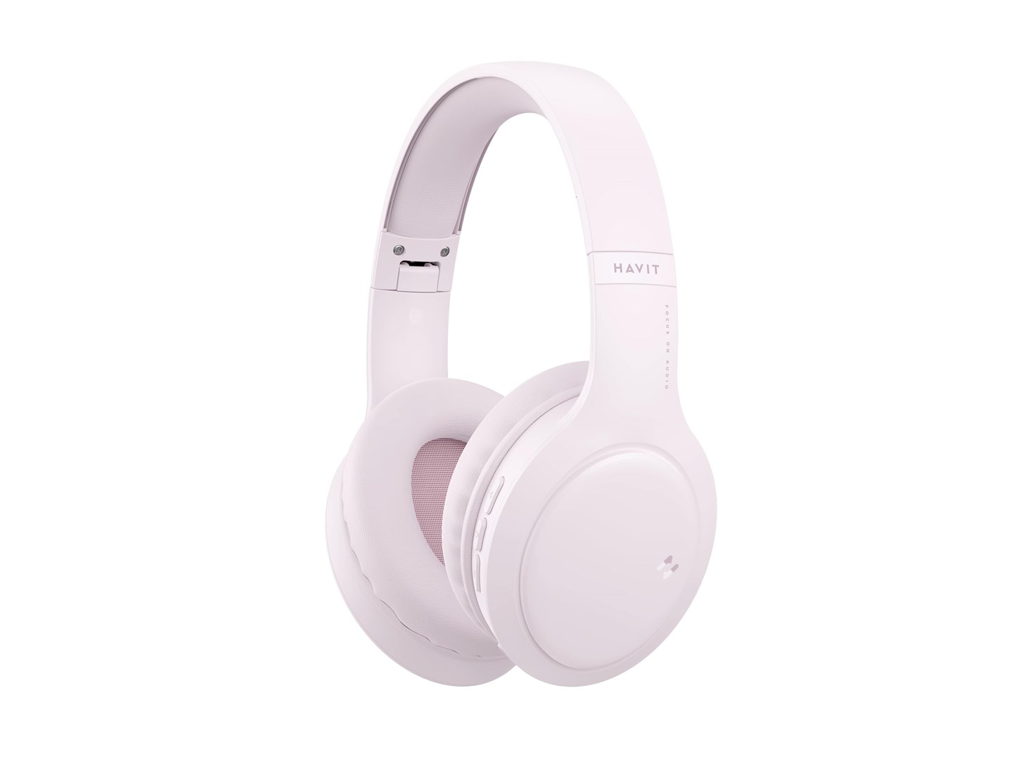 Havit H633BT - wireless on-ear headphones, pink Headband