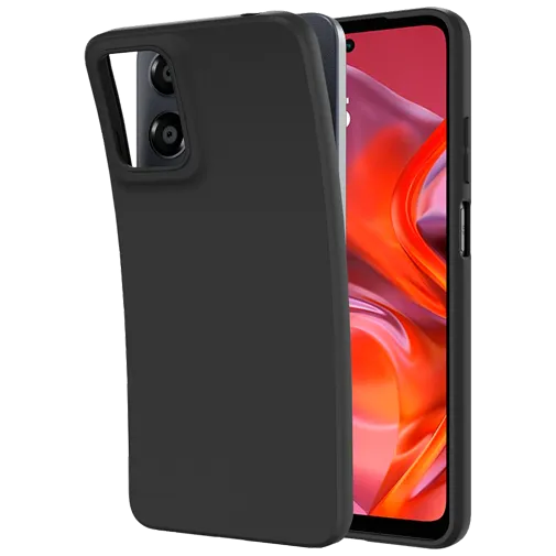 Just in Case TPU Back Cover Black Motorola Moto E15