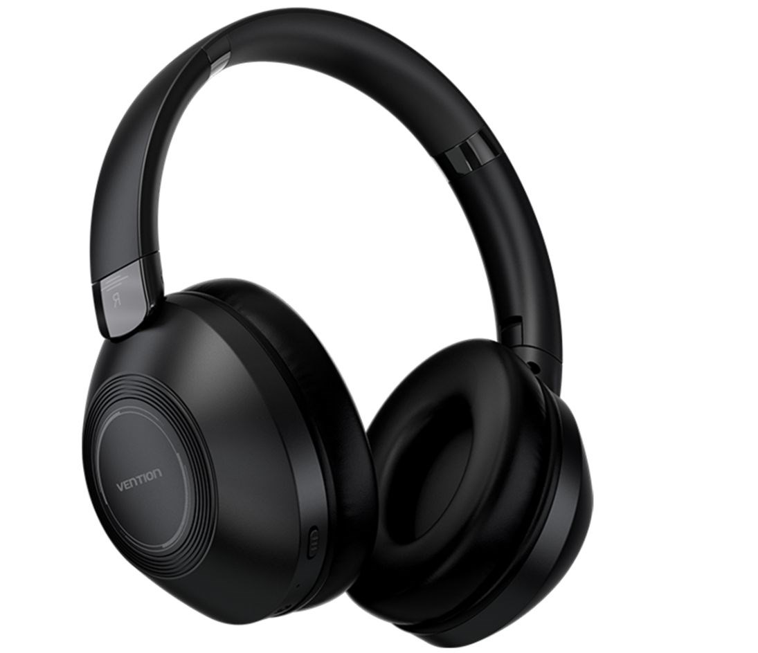 Vention SoundMate BT 5.3 wireless headphones, black NBBB0 Ear hook