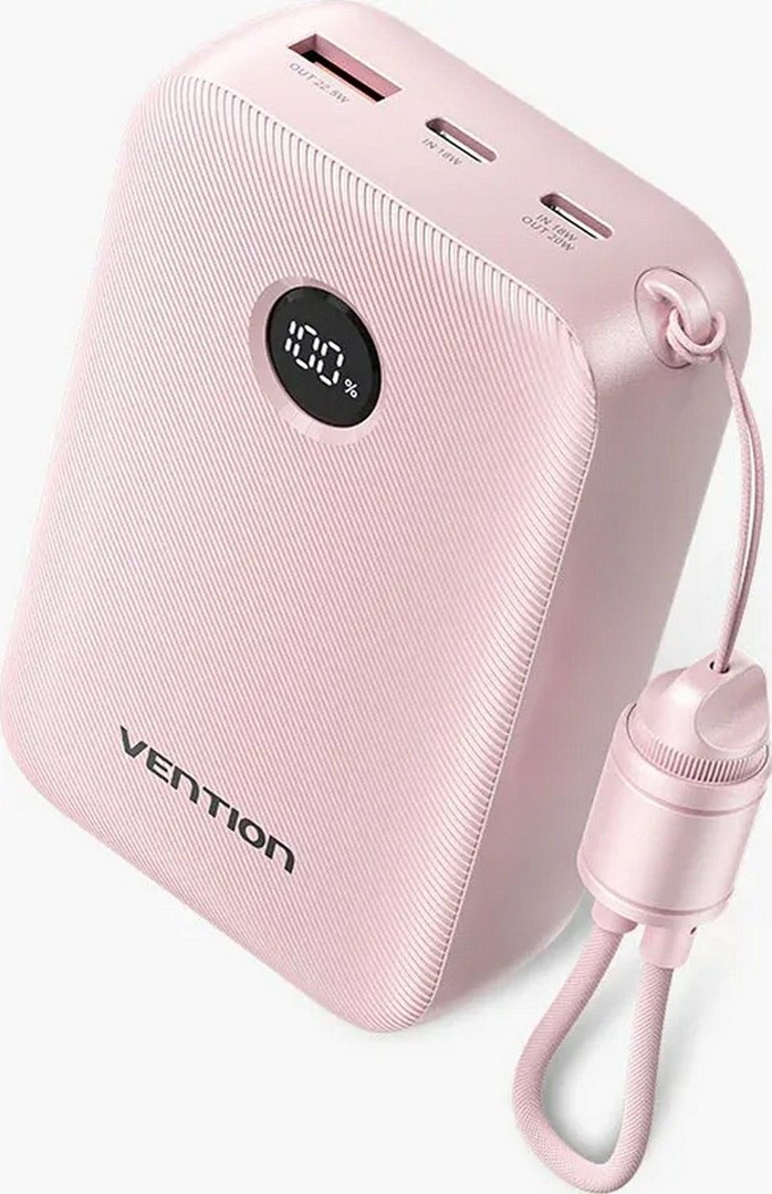 Powerbank Vention 20000mAh 2xUSB-C 1xUSB-A 22,5W BL FKBP0-C