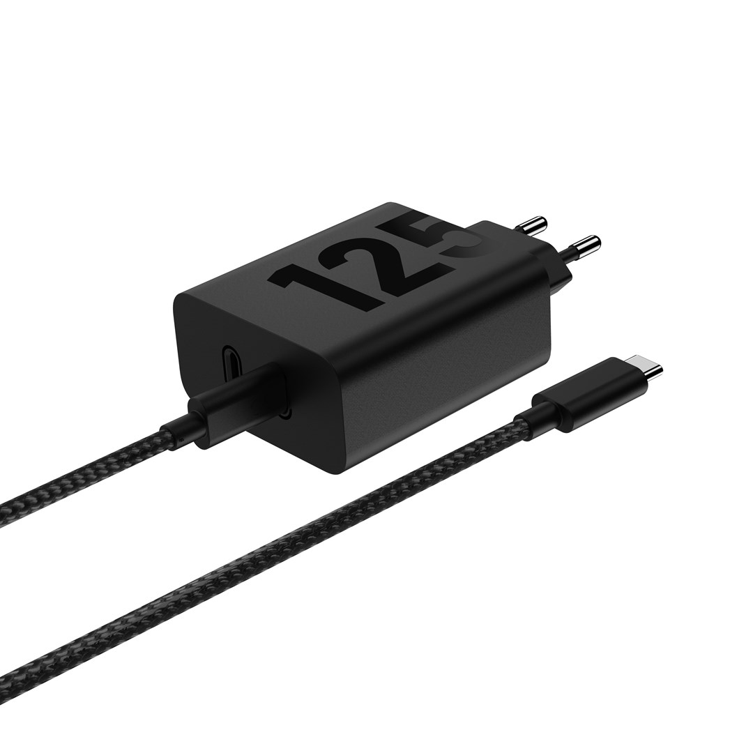 Motorola TurboPower 125W Duo Charger Universal Black AC Fast charging Indoor