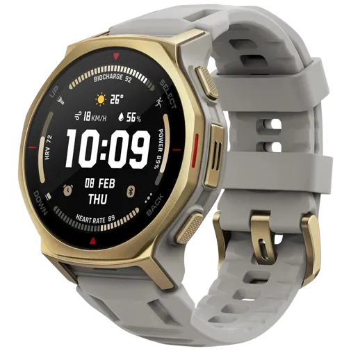 Amazfit T-Rex 3 Pro 44mm Gold (Grey Silicone Strap)
