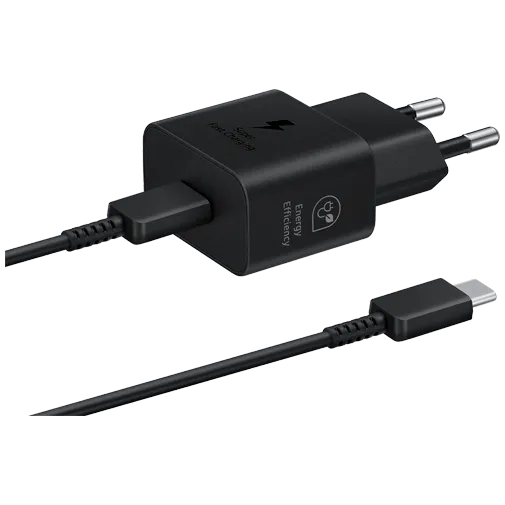 Samsung USB-C Fast Charger 25W T2510 + USB-C Cable Black