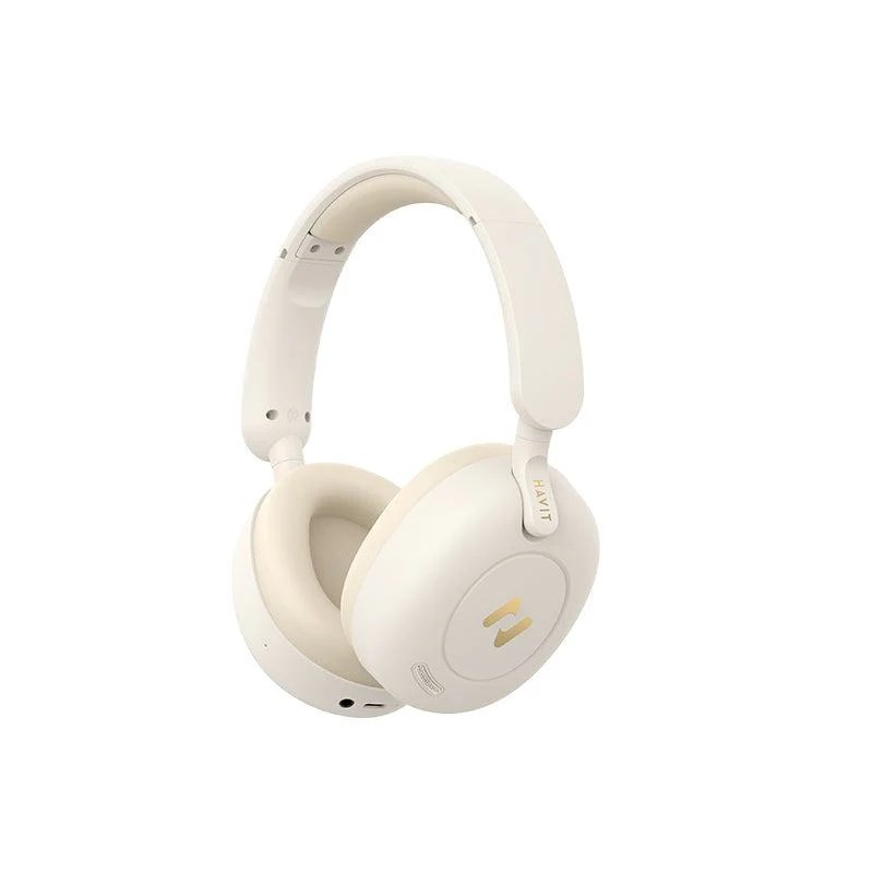 Havit H655BT PRO - Bluetooth headphones (beige) H655BT PRO beż Wired and wireless Headband
