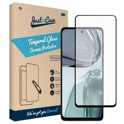 Just in Case Tempered Glass Edge To Edge Screen Protector Motorola Moto G62 5G