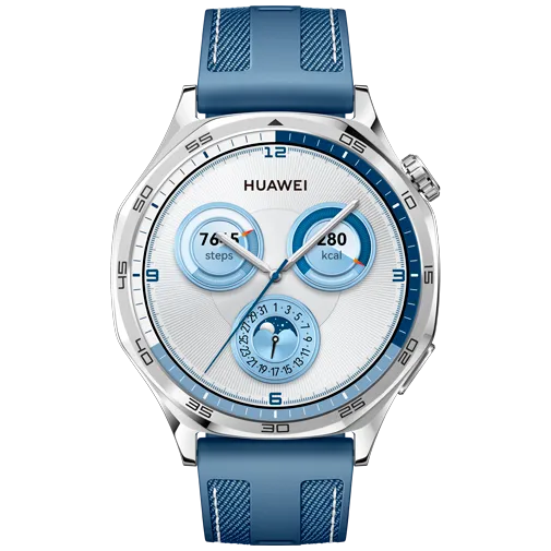 Huawei Watch GT 5 46mm Silver (Blue Fabric Strap)