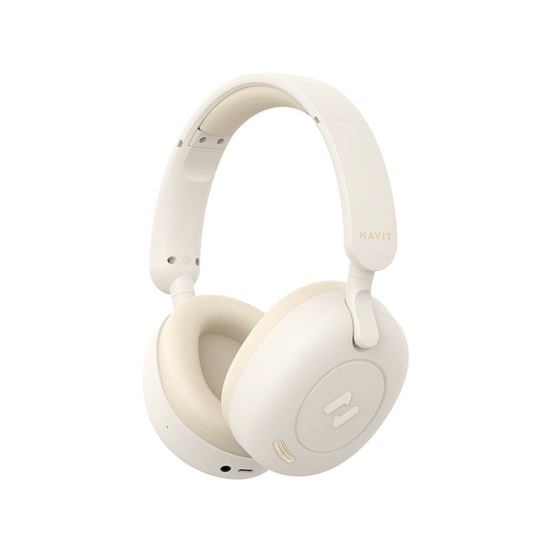 Havit H655BT - Bluetooth wireless headphones, beige H655BT beige Wired and wireless Headband