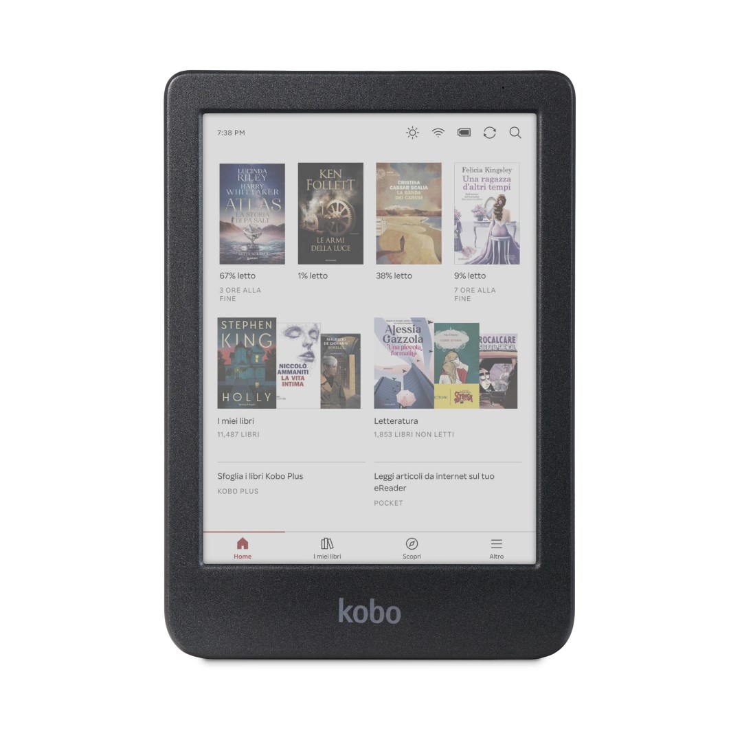 Rakuten Kobo Clara Colour e-book reader Touchscreen 16 GB Wi-Fi Black N367-KU-BK-K-CK 6 in 1448x1072