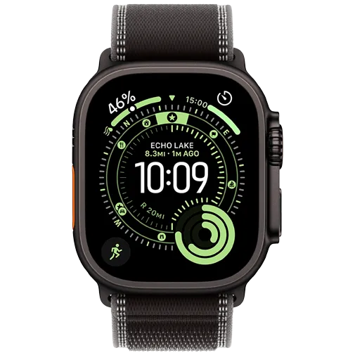 Apple Watch Ultra 3 49mm Black (Black Fabric Strap M/L)