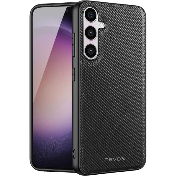 Nevox StyleShell NYLO Phone case Black Samsung Galaxy S25 Plus