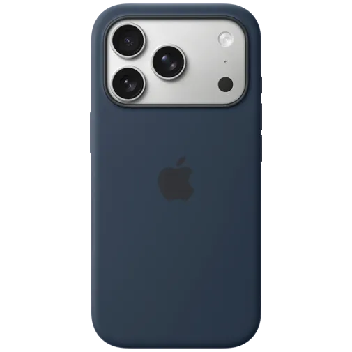Apple Silicone Back Cover Dark Blue MagSafe Apple iPhone 17 Pro