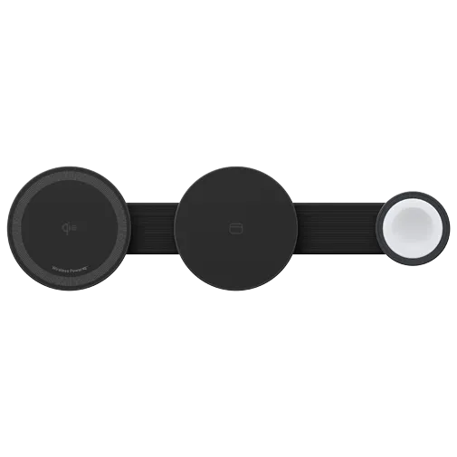 Anker MagGo 3-In-1 Folding Wireless Fast Charger Black