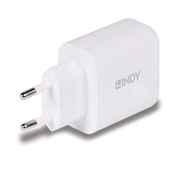 Lindy 65 W USB-A and USB-C GaN Charger 73428