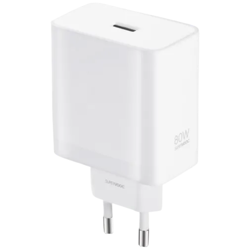 OPPO SuperVOOC USB-A Charger 80W White