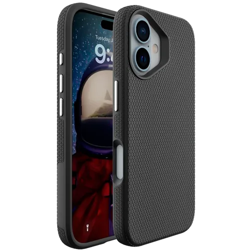 Just in Case Rugged TPU Back Cover Black Apple iPhone 16 Plus