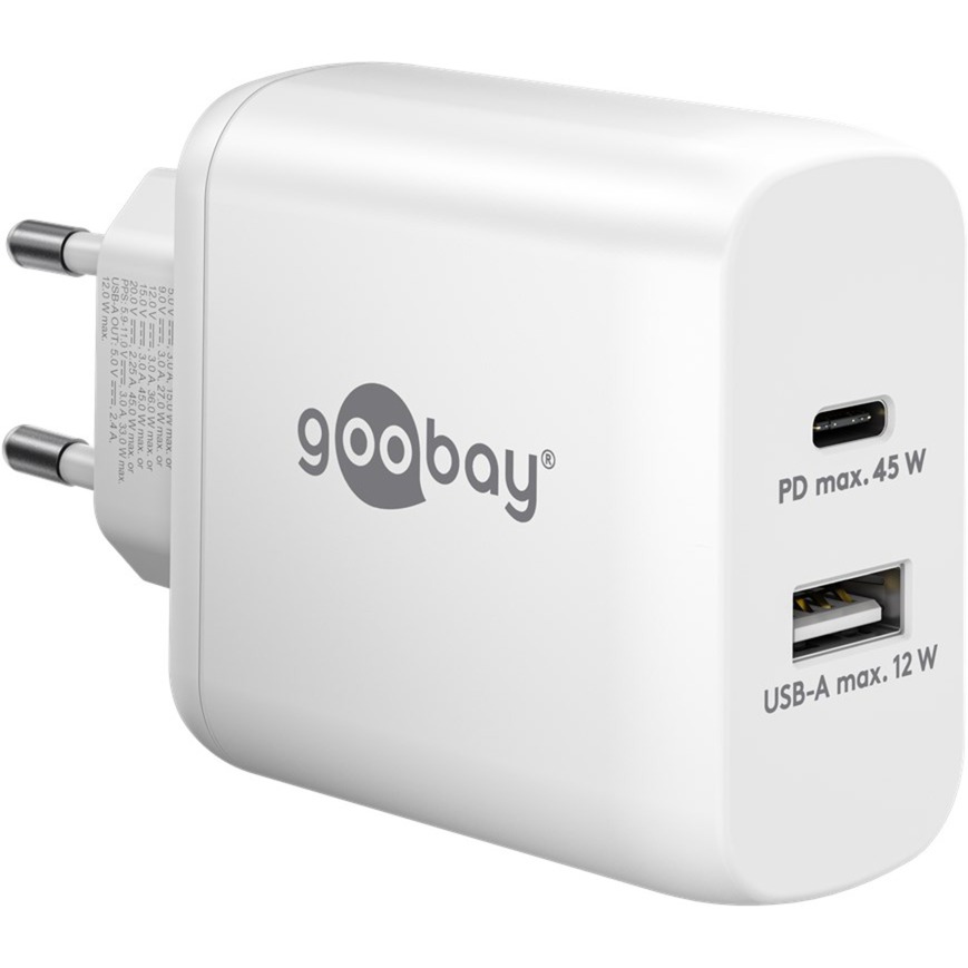goobay USB-C PD dual 45 W Fast charger 65412