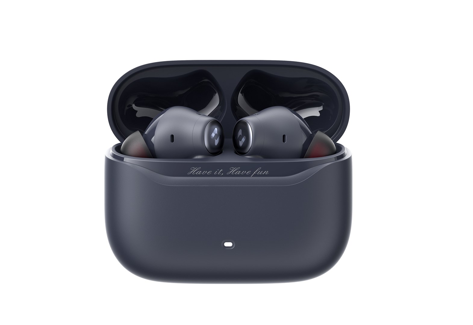 Havit TW991 PRO (Space NC01T) - wireless earbuds wth ANC (navy blue) TW991 PRO(SPACE NC01T) granat Garnet In-ear