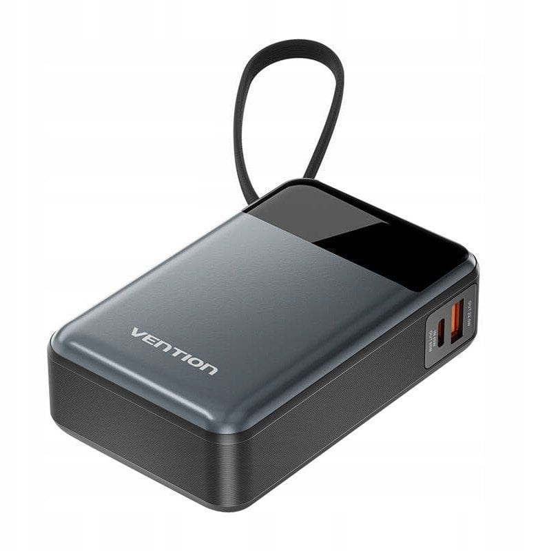 Vention 20000mAh 65W power bank with USB-C cable FHYB0