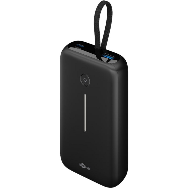 goobay 20,000 mAh integrated 13 cm USB-C cable 30 W Power bank 77 Wh 76252