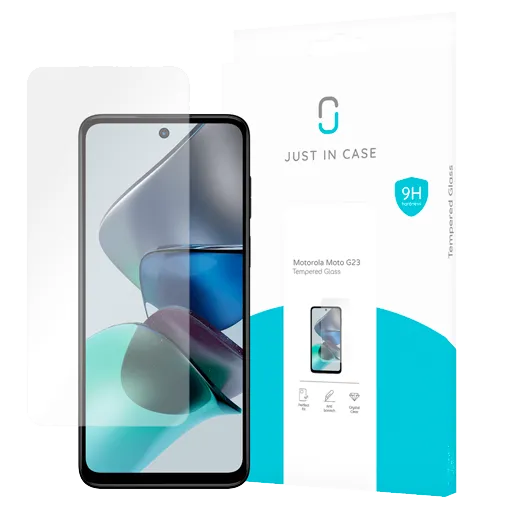Just in Case Tempered Glass Clear Screen Protector Motorola Moto G23