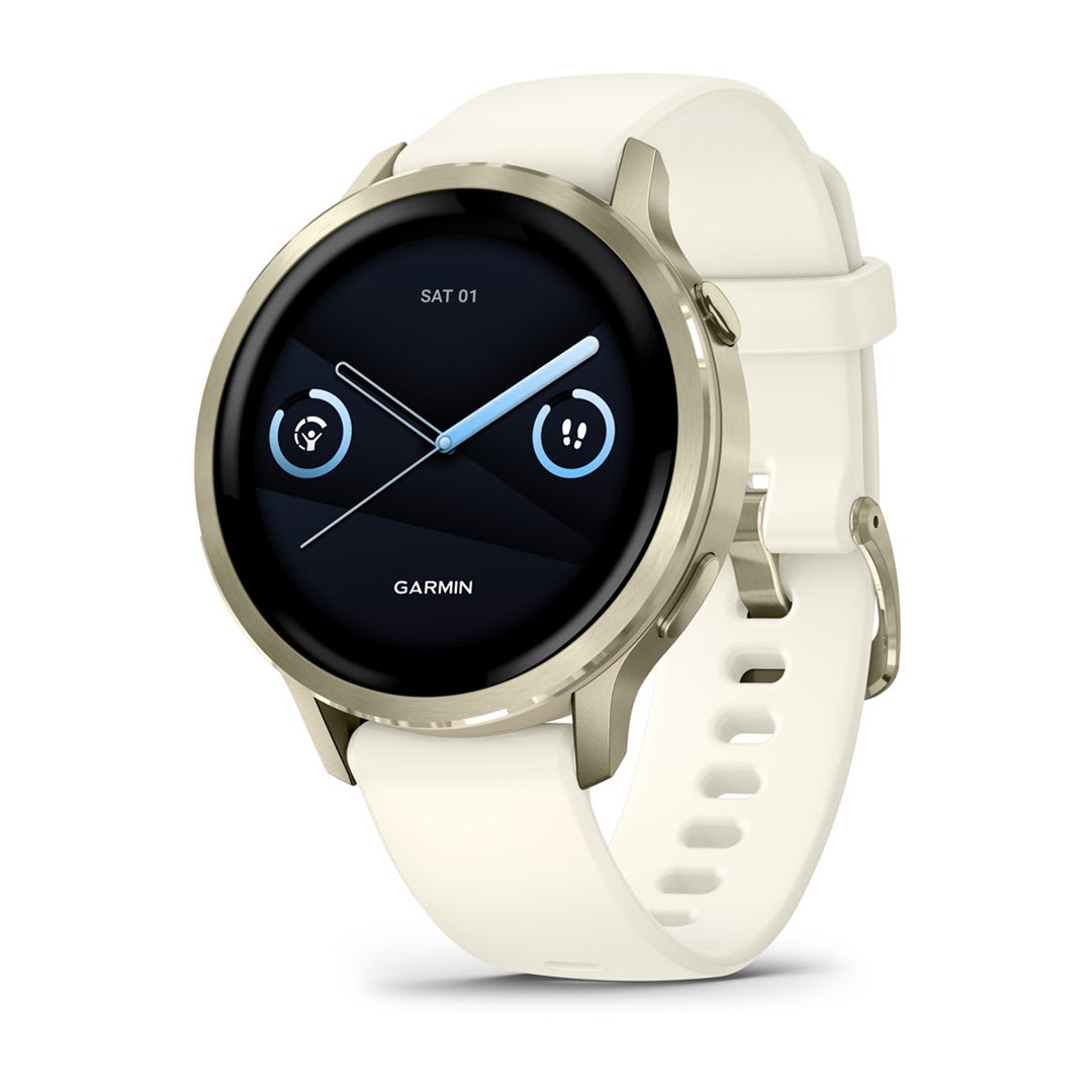 Garmin Venu 4 3.05 cm (1.2") AMOLED 41 mm Digital 390 x 390 pixels Touchscreen Gold Wi-Fi GPS (satellite) 010-03013-00 1.2 in
