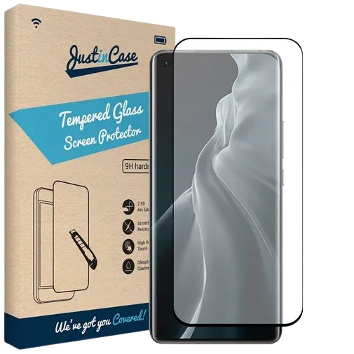 Just in Case Tempered Glass Edge To Edge Screenprotector Xiaomi Mi 11