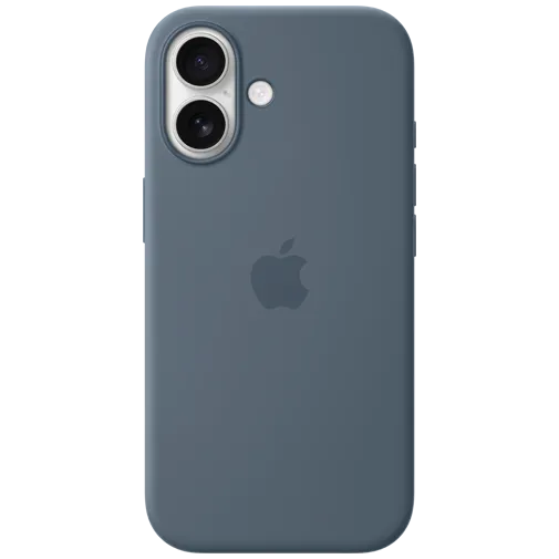 Apple Silicone Back Cover Blue MagSafe Apple iPhone 17