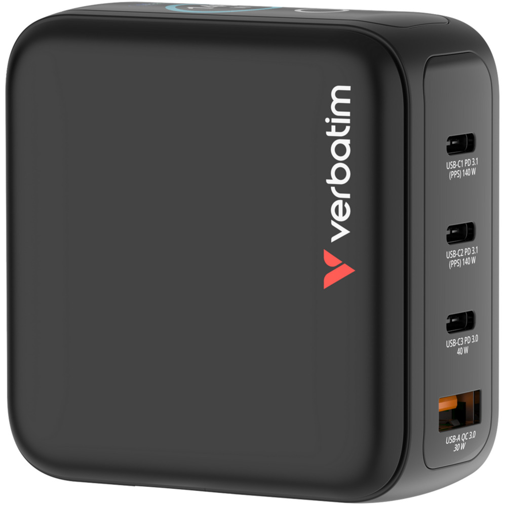Verbatim Mini GaN with display Charger 30240