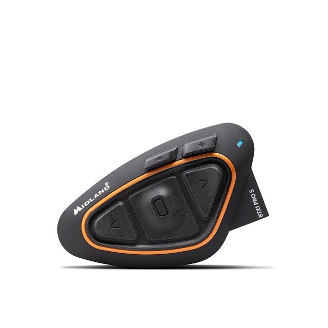 Motorbike Intercom Midland BTX1 PRO S-SINGLE Black Wireless