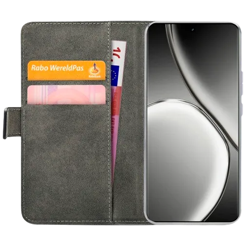 Mobilize Pu-Leather Book Case Black Realme GT 6/GT 6T