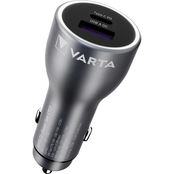 VARTA Car Charger USB-A + USB-C 45 W Charger 57933101111