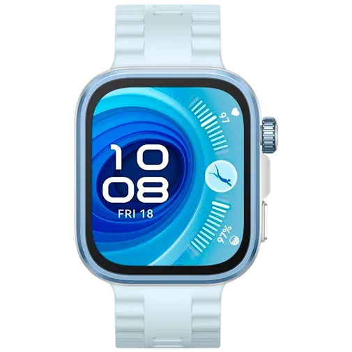 Huawei Watch Fit 4 Pro Silver (Blue Rubber Strap)