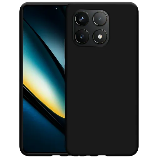 Just in Case TPU Back Cover Black Poco F6 Pro