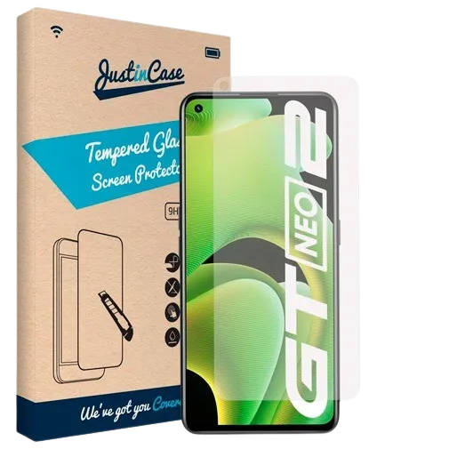 Just in Case Tempered Glass Edge to Edge Screenprotector Realme GT Neo2