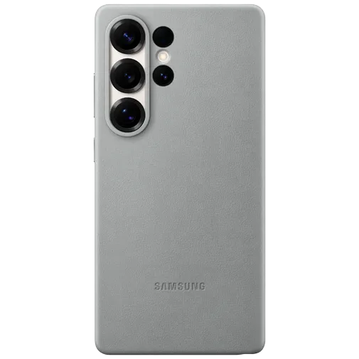 Samsung Kindsuit Pu-Leather Back Cover Grey Samsung Galaxy S25 Ultra