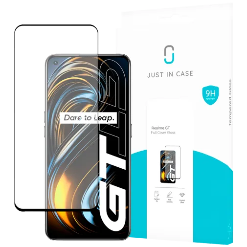 Just in Case Tempered Glass Edge to Edge Screenprotector Realme GT