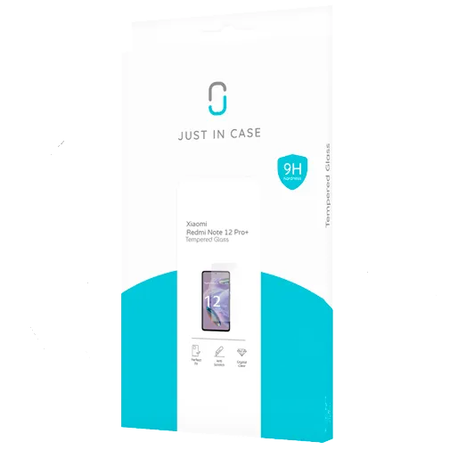 Just in Case Tempered Glass Clear Screen Protector Xiaomi Redmi Note 12 Pro+