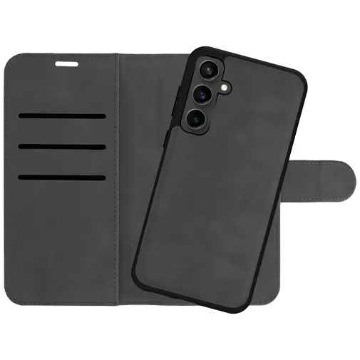 Just in Case Uitneembare Pu-Leather Book Case Black Samsung Galaxy A55