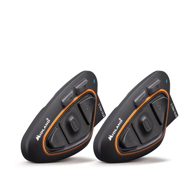 Motorbike Intercom Midland BTX1 PRO S-TWIN Black Wireless
