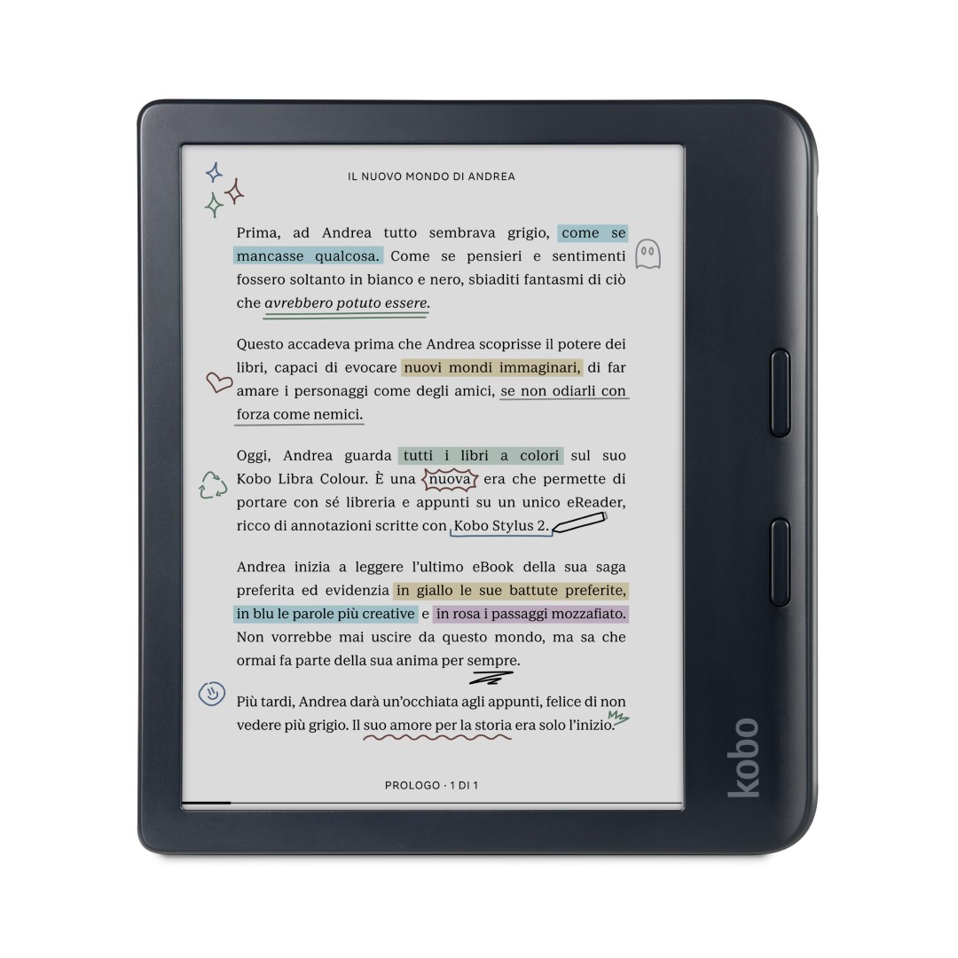 Rakuten Kobo Libra Colour e-book reader Touchscreen 32 GB Wi-Fi Black N428-KU-BK-K-CK 7 in 1264x1680