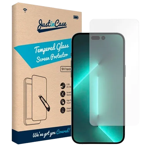 Just in Case Tempered Glass Clear Screen Protector Apple iPhone 14 Pro