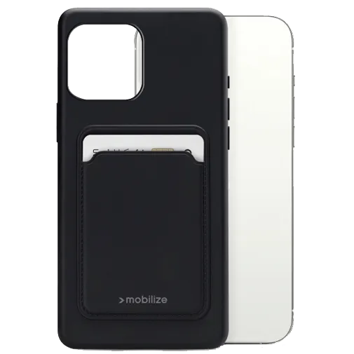 Mobilize Cardcase TPU Back Cover Black Apple iPhone 13 Pro Max