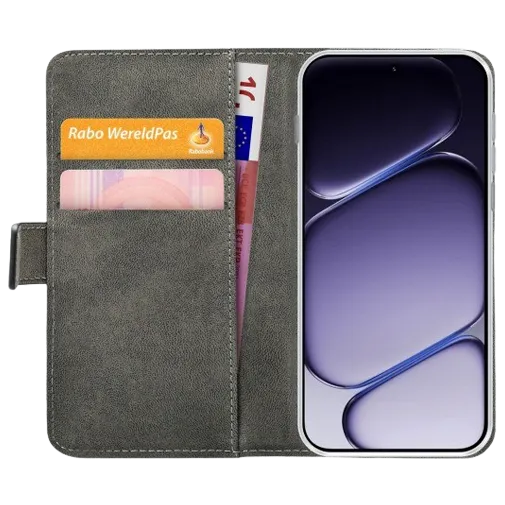 Mobilize PU-Leather Book Case Black OnePlus Nord 6