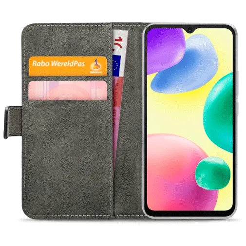 Mobilize Pu-Leather Book Case Black Xiaomi Redmi 10A
