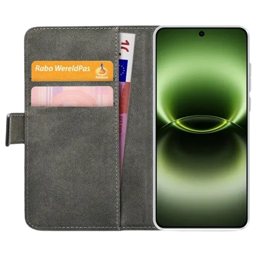 Mobilize PU-Leather Book Case Black vivo X300 Ultra
