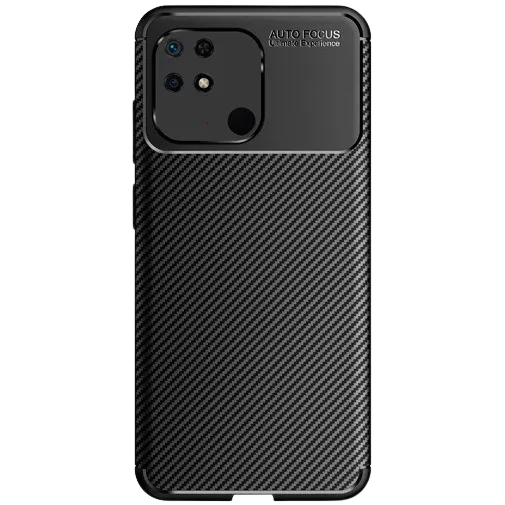 Just in Case Rugged TPU Back Cover Black Xiaomi Redmi 10c