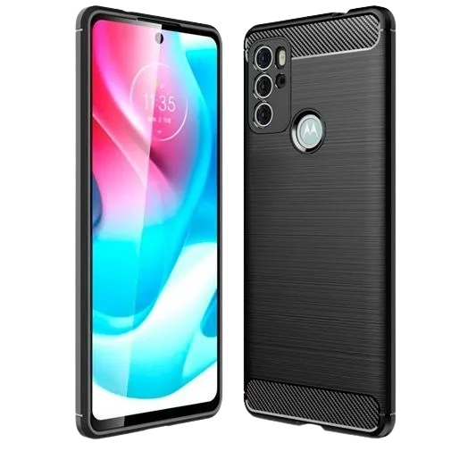 Just in Case Rugged TPU Back Cover Black Motorola Moto G60s